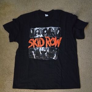 Skid Row Black Graphic T-Shirt